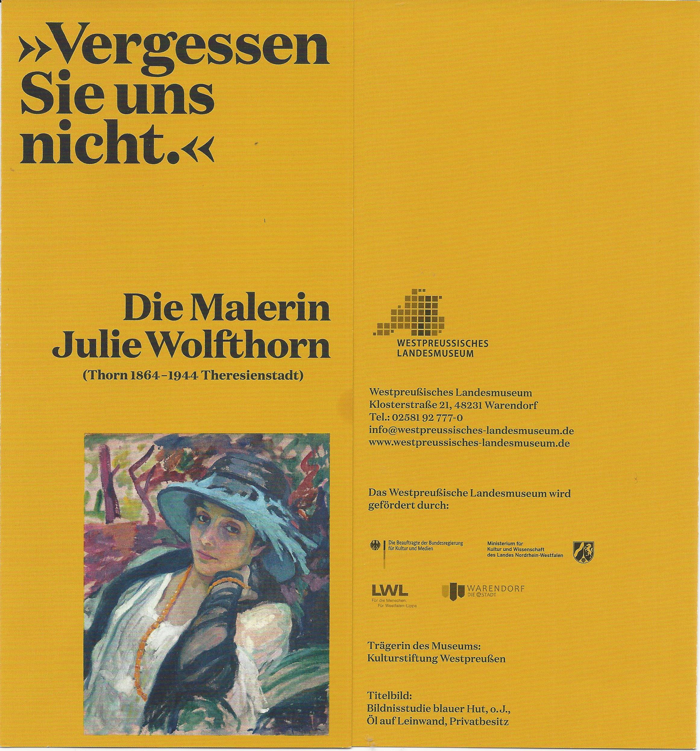 Ausstellungsflyer/Westpreußisches Landesmuseum, Warendorf